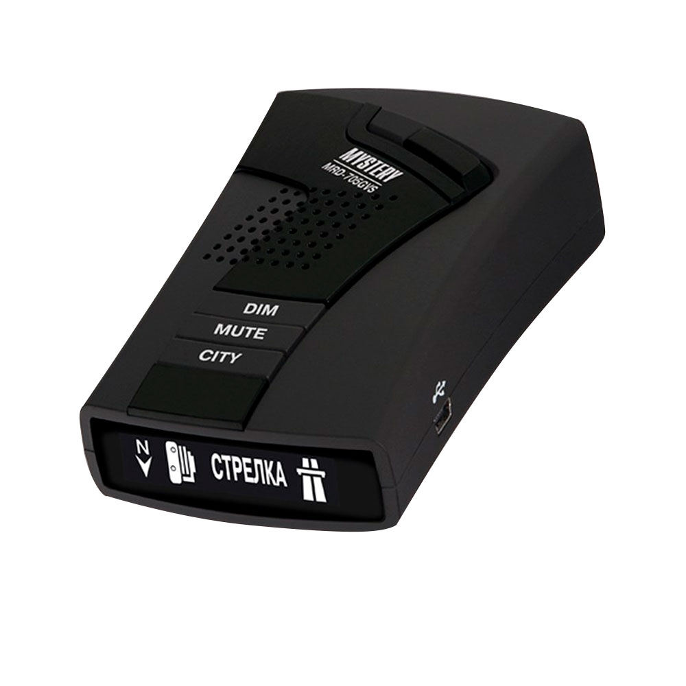 Автомобильный радар-детектор MYSTERY MRD-705GVS